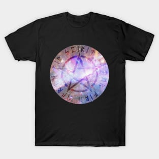 Pentagram Pentacle Galaxy T-Shirt